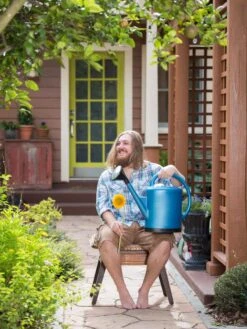 French Blue Watering Can -Grow Essentials Sales 06341 1376 tif