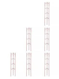 Stacking Tomato Ladders, Set Of 6 -Grow Essentials Sales 40309 Red stacking tomato ladders set of 6 red tif