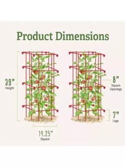 Tomato Cages, Set Of 4 -Grow Essentials Sales 8587040 1
