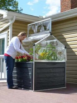 Canopia® By Palram Plant Inn™ Raised Bed Greenhouse, 4' X 4' -Grow Essentials Sales 8588308 02V tif