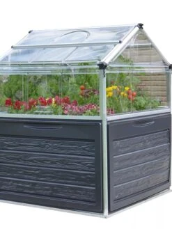 Canopia® By Palram Plant Inn™ Raised Bed Greenhouse, 4' X 4' -Grow Essentials Sales 8588308 08V tif