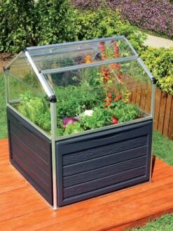 Canopia® By Palram Plant Inn™ Raised Bed Greenhouse, 4' X 4' -Grow Essentials Sales 8588308 16V jpg