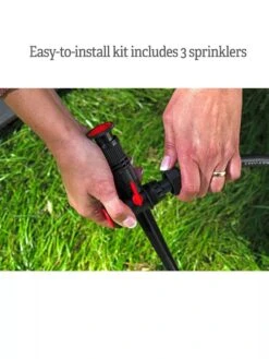 Snip-n-Spray Garden And Landscape Sprinkler System -Grow Essentials Sales 8589718 7167 install