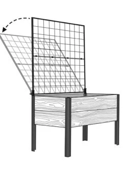 Space-Maker Pivoting Trellis, 4' -Grow Essentials Sales 8590247 001 tif