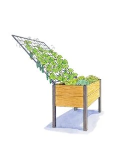 Space-Maker Pivoting Trellis, 4' -Grow Essentials Sales 8590247 SMTrellis 4ft tif
