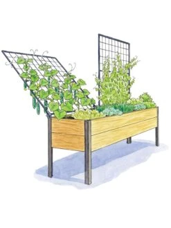Space-Maker Pivoting Trellis, 8' -Grow Essentials Sales 8590367 SMTrellis 8ft tif