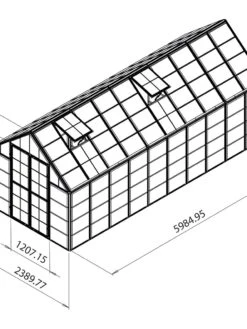 Canopia® By Palram Harmony™ Snap & Grow Greenhouse, 8' -Grow Essentials Sales 8591043 11V tif