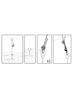 Canopia® By Palram Anchoring Kit For The Palram - Canopia Greenhouses -Grow Essentials Sales 8591357 08v 1