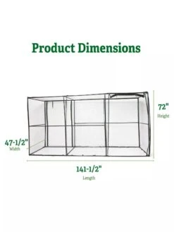Crop Cage, 4' X 12' 9 Crop Cage, 4' X 12' -Grow Essentials Sales 8596540 2