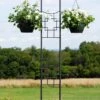 Achla Designs Square-on-Squares Double Pole Trellis -Grow Essentials Sales 8599483 01V tif