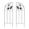 Achla Designs Sunflower Trellis Side Panels, Set Of 2 -Grow Essentials Sales 8599488 01v achla designs sunflower trellis side panels