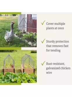 Chicken Wire Crop Coop -Grow Essentials Sales 8609080 2
