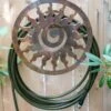 Rustic Sun Wall-Mount Garden Hose Hanger -Grow Essentials Sales 8611025 9611 tif