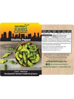 Shishito Pepper Organic Seeds -Grow Essentials Sales 8611910 02v
