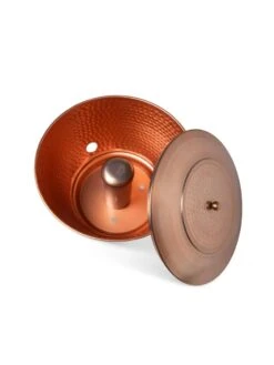 Hammered Copper Hose Pot With Lid -Grow Essentials Sales 8613311 5811