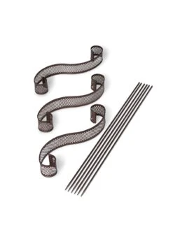 Scroll Linking Stakes, Set Of 3 -Grow Essentials Sales 8613321 5899