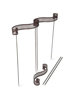 Scroll Linking Stakes, Set Of 3 -Grow Essentials Sales 8613321 5901