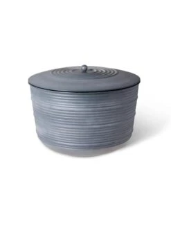 Ribbed Hose Pot With Lid -Grow Essentials Sales 8613332 5801