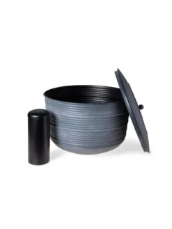 Ribbed Hose Pot With Lid -Grow Essentials Sales 8613332 5804