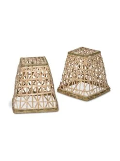 Bamboo Cloche, Set Of 2 -Grow Essentials Sales 8613351 4693